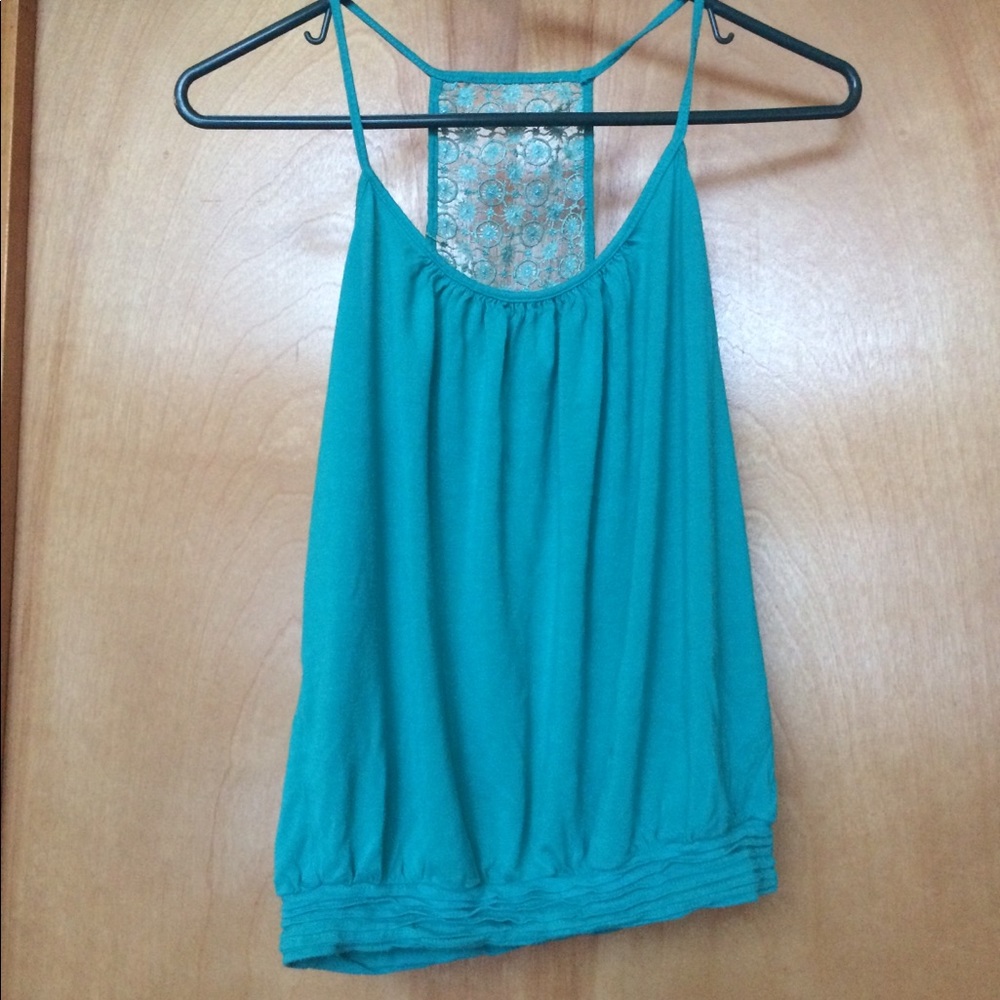 Blue tank top